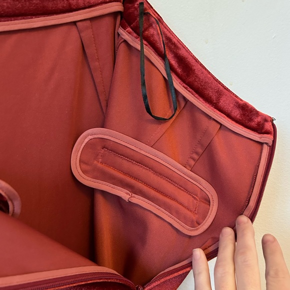 Yumi Kim. City Slicker Velvet Pants. Brick Velour. Medium - Picture 15 of 15